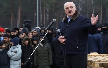El presidente bielorruso, Alexander Lukashenko,