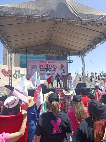 Marea Rosa en Coahuila. Foto: