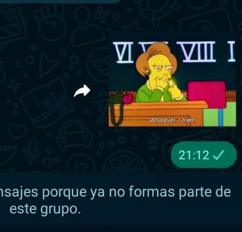 El sticker de Los Simpsons