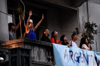 Los vecinos que se juntaron