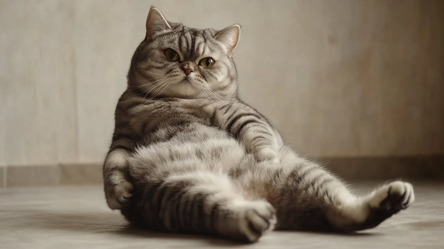 Los gatos con sobrepeso presentan entre cuatro y cinco veces más posibilidades de padecer diabetes que los gatos con peso adecuado (Imagen Ilustrativa Infobae)