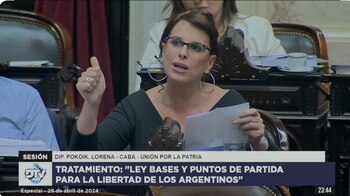 La diputada Lorena Pokoik, de