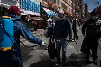 Bolivia batió su récord de muertes diarias por COVID-19 (Marcelo Pérez del Carpio/dpa)