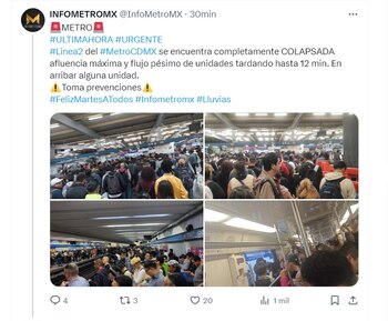 Reportan alta afluencia de usuarios