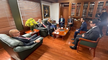 Abelardo de la Espriella realizó su primera visita oficial a las altas cortes y reafirmó su compromiso con la independencia de poderes