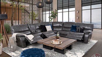 La sala con sillones reclinables