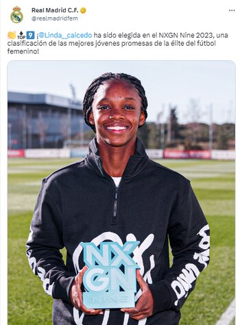 Linda Caicedo y nuevo premio