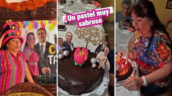 Mamá mexicana celebra su cumpleaños