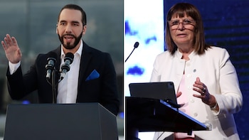 Nayib Bukele y Patricia Bullrich
