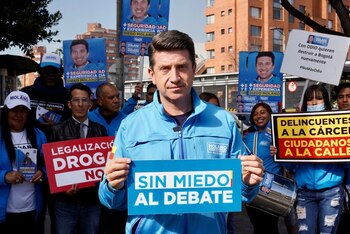"Sin miedo al debate". Diego