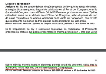 Reglamento del Congreso