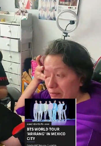 El momento fue compartido miles