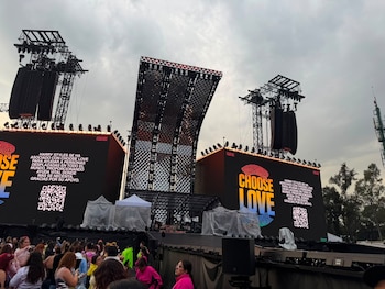 La producción incorporó soluciones para que el público disfrute el concierto desde cualquier punto del Estadio GNP Seguros. (Crédito especial: X/ @HarryMexOficial)