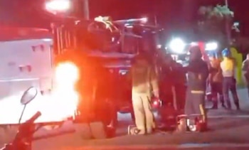 Las autoridades hicieron presencia en