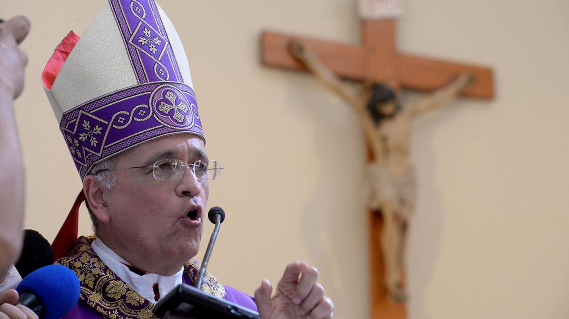 Monseñor Silvio Báez, obispo auxiliar de Managua