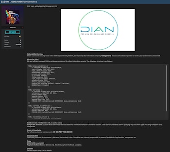 La publicación original en la