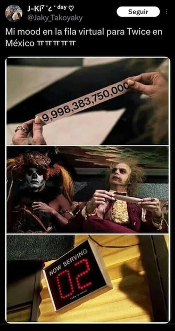 Memes de TWICE en México