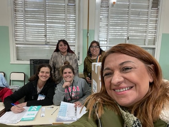 Marcela Feudale votó en la