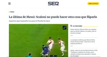 Los diarios del Mundo hablan de Lionel Messi y la reacción de Scaloni SF