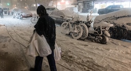 Nueva York bajo la nieve: las fotos de la tormenta invernal que paraliza la ciudad