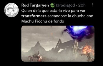 Reacción al tráiler de "Transformers