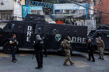 Cuatro detenidos en operación contra el Comando Vermelho en Río de Janeiro