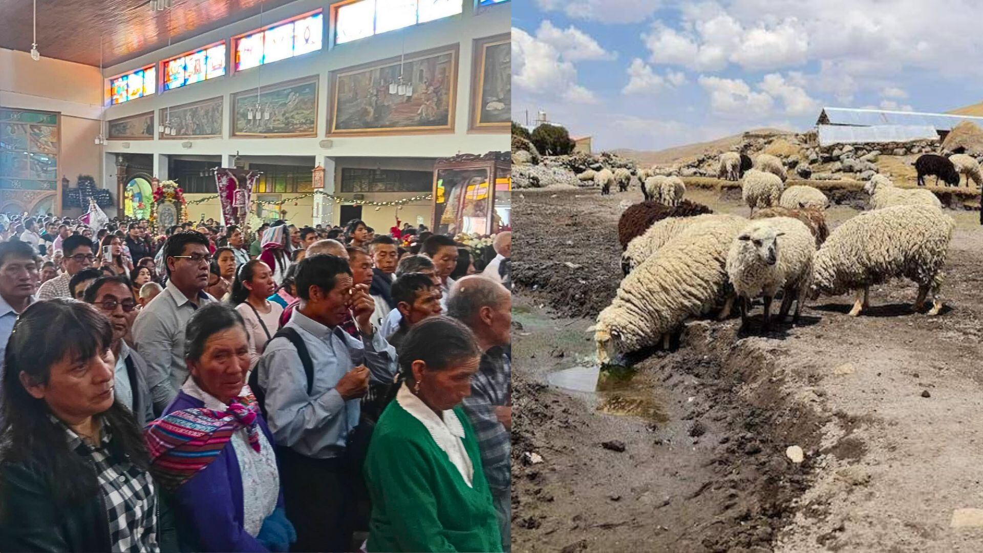 Pobladores de Áncash realizan oración para que llueva | Foto: Pulso 7