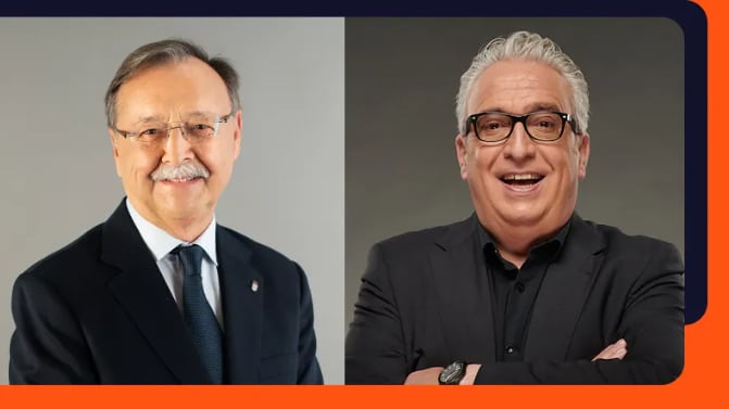 Juan Vivas y Leo Harlem. (Atresmedia)