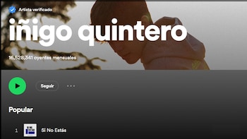 El fenómeno musical Iñigo Quintero