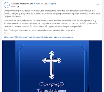 La academia artística donde estudiaba