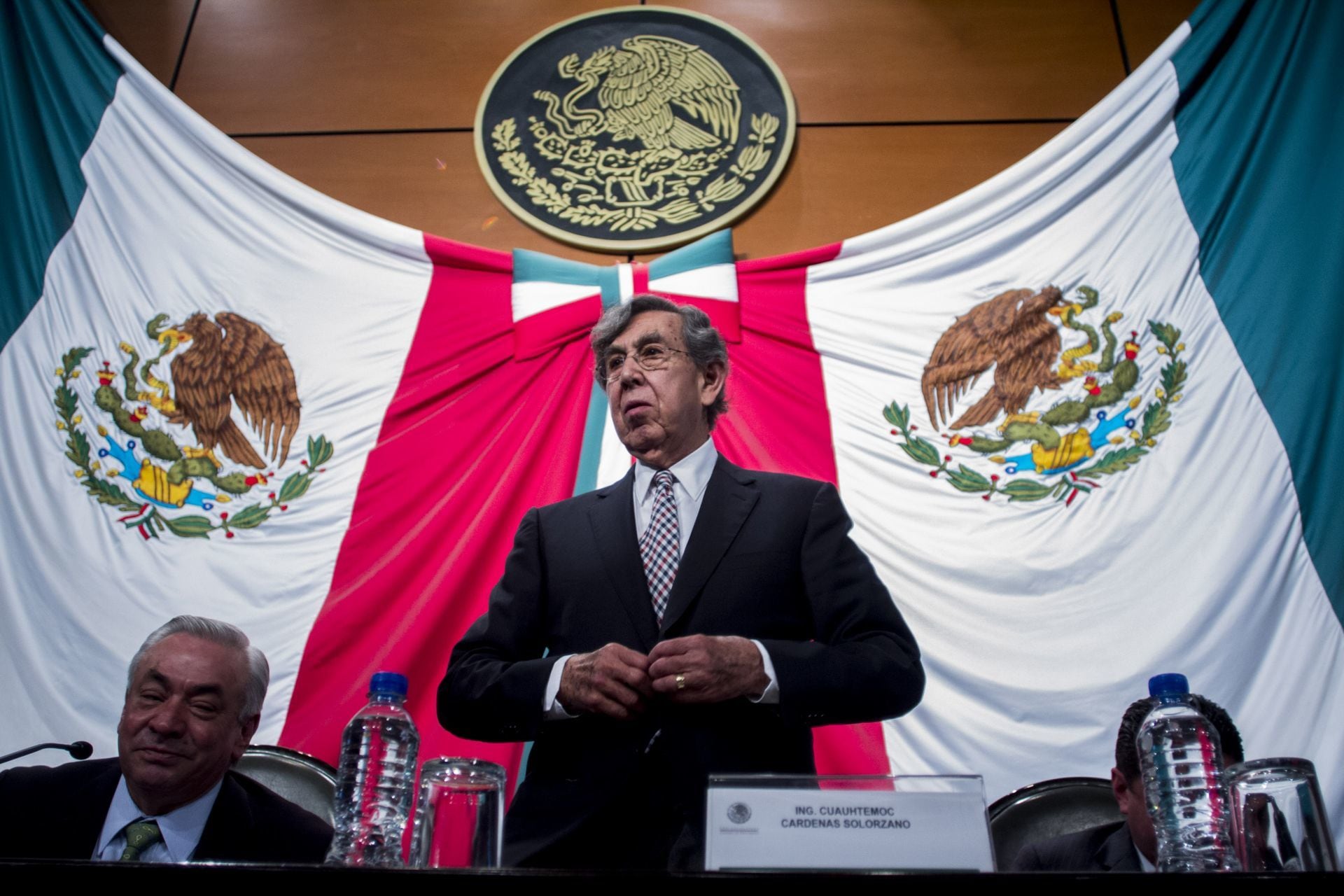 Cuauhtémoc Cárdenas aseguró que antes de lanzarse por un favorito rumbo a 2024, analizará las propuestas que los candidatos o prospectos a candidatos presentenFOTO: ENRIQUE ORDÓÑEZ /CUARTOSCURO.COM