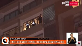 Policía antidrogas allana inmueble por