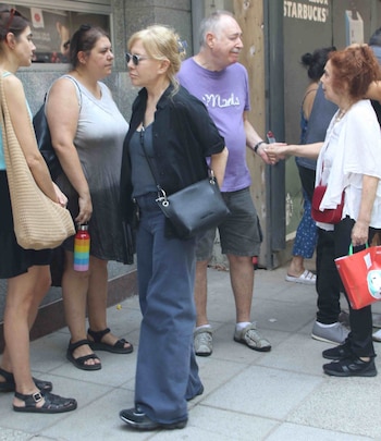 Cecilia Roth fue a despedir