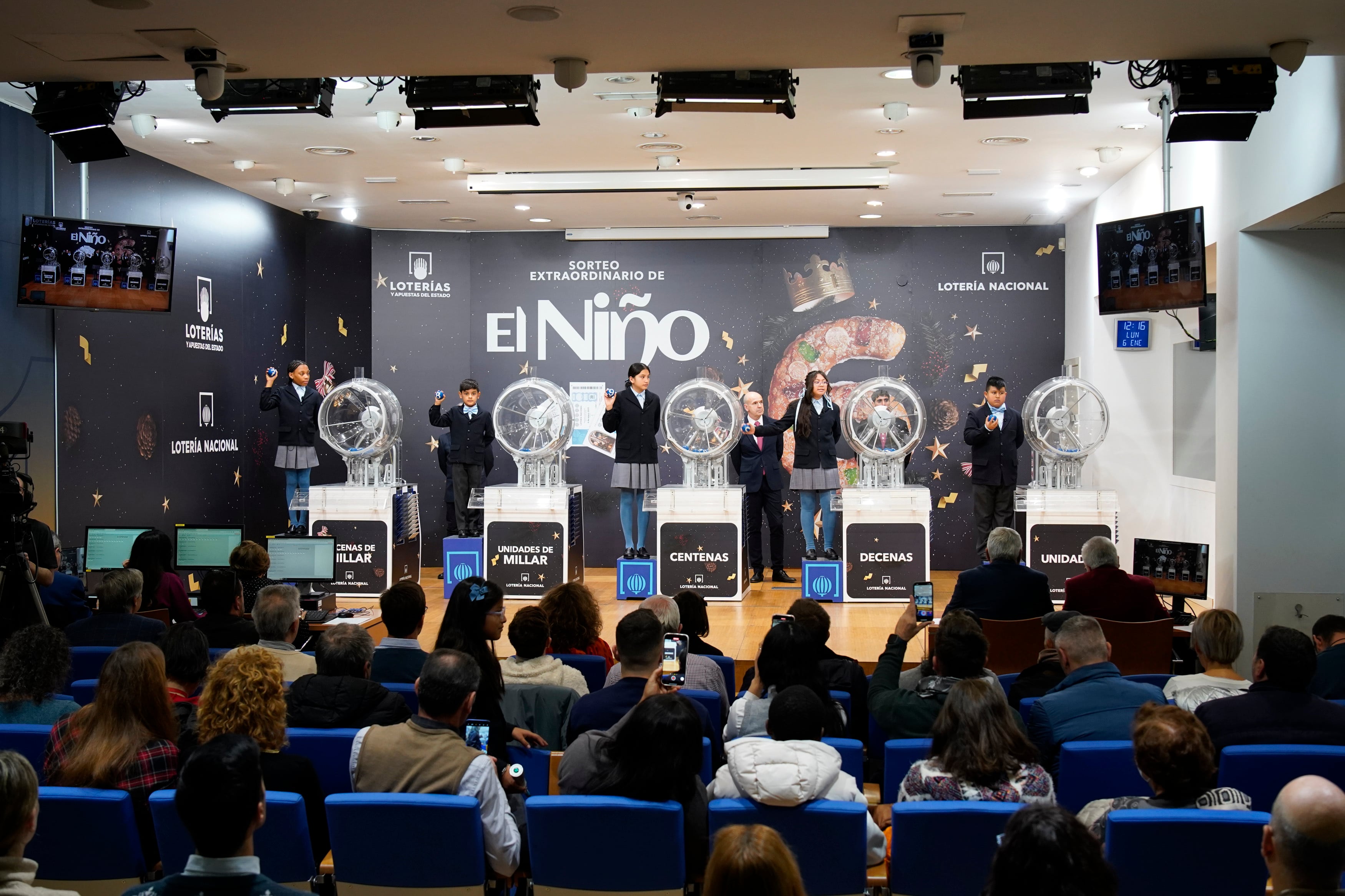 Sorteo de la lotería del Niño de 2025. (Europa Press)