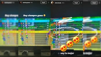 Publicaciones en redes sociales de