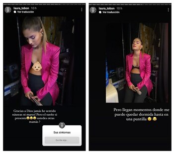 Historias en Instagram de Laura