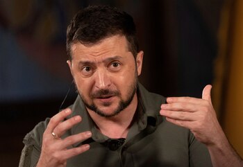 El presidente ucraniano, Volodimir Zelensky