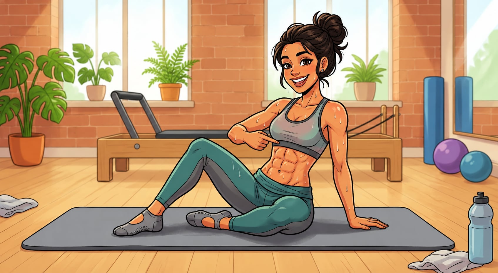 El pilates se posiciona como una de las disciplinas más populares en gimnasios y academias por su enfoque integral en cuerpo y mente (Imagen Ilustrativa Infobae)