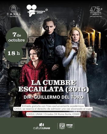 Las proyecciones se realizan una vez por semana, durante los miércoles de octubre. (Foto: Instagram/@casul_unam)