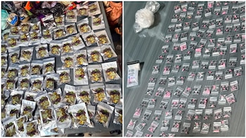 Una ametralladora, 666 dosis de droga y tres detenidos, el resultado de un cateo en la colonia Doctores