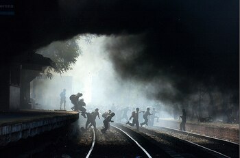 Pepe Mateos fotografió el incendio