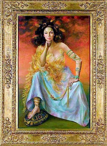 La actriz del Cine de Oro prefirió las pinturas realizadas por mujeres artistas