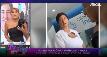 Muñequita Milly: Familiares revelan los verdaderos motivos que le generó una septicemia generalizada. (Captura: Magaly TV La Firme)