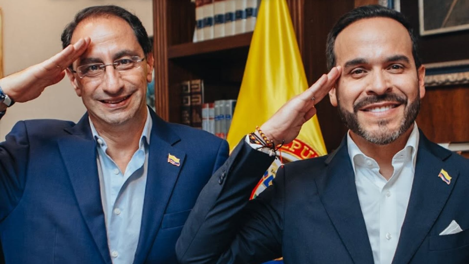 El presidente de Fenalco dijo que Abelardo de la Espriella y José Manuel Restrepo eran lo que Colombia necesita - crédito @delaespriella_style/Instagram
