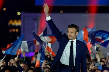 El presidente francés Emmanuel Macron