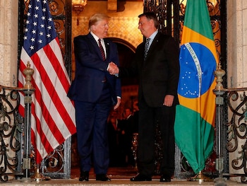 Jair Bolsonaro confía en que la victoria de Trump lo ayude a revertir su inhabilitación y competir en 2026 (REUTERS/ALAN SANTOS/ARCHIVO)