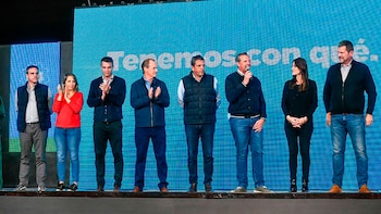 Sergio Massa en un acto