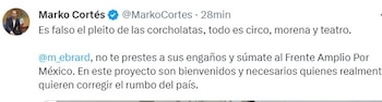 Marko Cortés aseguró que AMLO