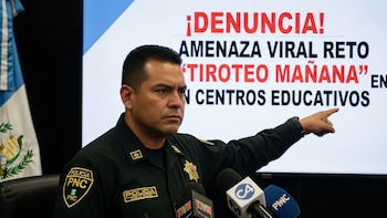 La PNC de Guatemala llama a denunciar amenazas virales como el reto ‘Tiroteo Mañana’ en centros educativos