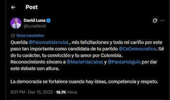 David Luna reconoció a